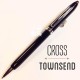 Cross 高仕townsend 濤聲系列 黑琺瑯 原子筆（銀夾）