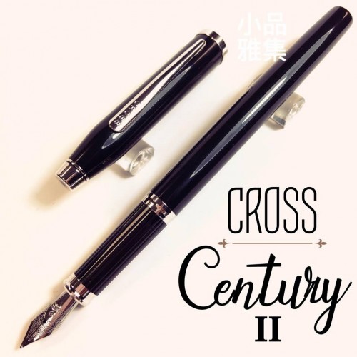 CROSS 高仕CENTURY II 亮黑銀夾 鋼筆