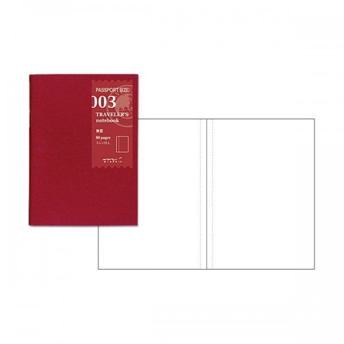 日本 MIDORI TRAVELER'S notebook PA SIZE #003 空白內頁