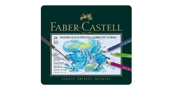 德國 Faber-Castell 輝柏 24色 藝術家級水彩色鉛筆(117524)