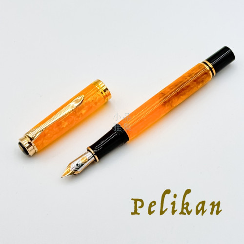 德國 Pelikan 百利金 M320 orange 亮麗橘 14C 袖珍鋼筆