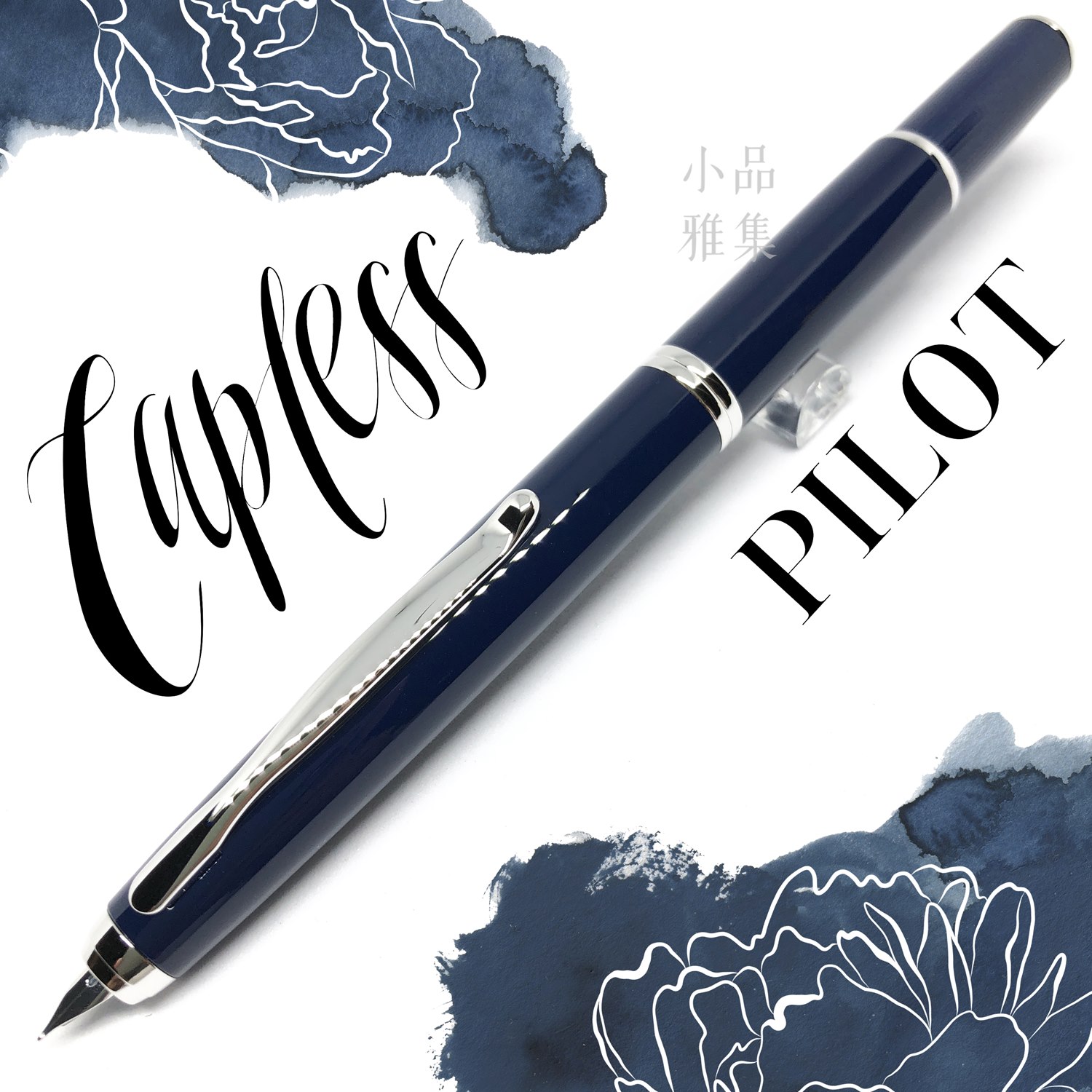 信頼 PILOT CAPLESS FERMO Dark-Blue 万年筆 字幅F | www.everestfin.com