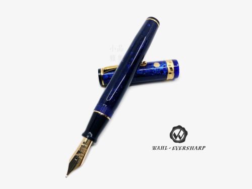 美國 Wahl-Eversharp SIGNATURE系列 18K金 鋼筆（Positano 藍色 金夾） 