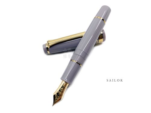 日本 Sailor 寫樂 Professional Gear Slim Mini 14K 鋼筆（AYUR GRAY 灰）