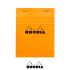 法國 RHODIA N°13 橘色上翻筆記本 105mmx148mm 方格內頁（13200）