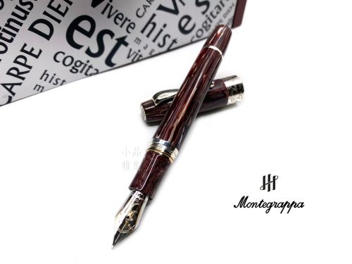 義大利 Montegrappa 萬特佳 Extra Verses 純銀 18K金 鋼筆