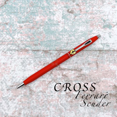 CROSS 高仕 CLASSIC CENTURY 法拉利 新經典世紀系列 原子筆（霧紅）