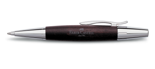 德國 Faber-Castell 輝柏 E-Motion系列 梨木桿 深褐色 原子筆（148381）