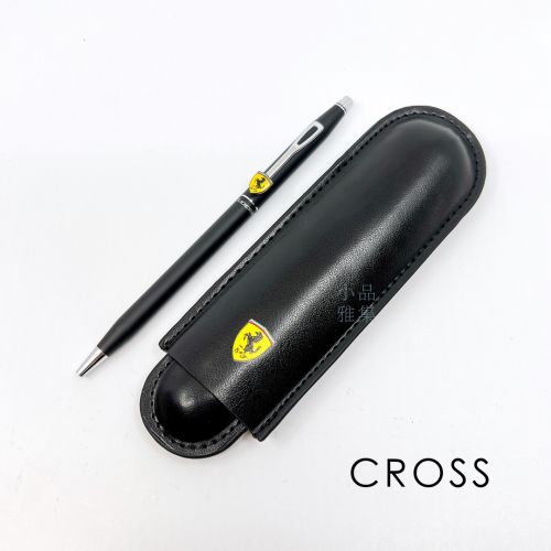 CROSS 高仕 CLASSIC CENTURY 法拉利 新經典世紀系列 原子筆＋筆套禮盒組（霧黑）