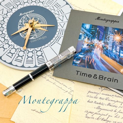 義大利 Montegrappa 萬特佳  Time & Brain 時間知覺 限量 18K鋼筆