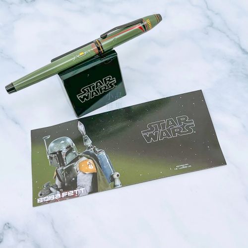 CROSS 高仕 TOWNSEND 濤聲系列 STAR WARS 星際大戰 限量 鋼珠筆 (賞金獵人 Boba Fett 波巴·費特) 