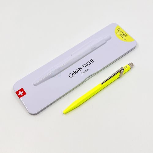 瑞士 卡達 Caran d'Ache 849  NEON YELLOW 限量版原子筆 （霓虹黃）