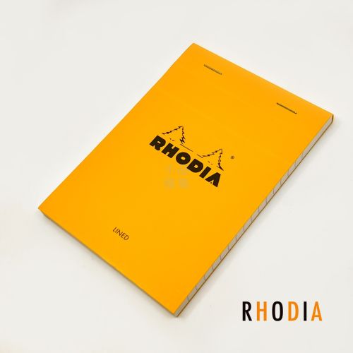 法國 RHODIA N°13 橘色上翻筆記本 105mmx148mm 橫線內頁（13600）