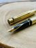 = 精美二手筆 = SHEAFFER 西華 TARGA 鍍金網紋 14K金尖 鋼筆 #SF128