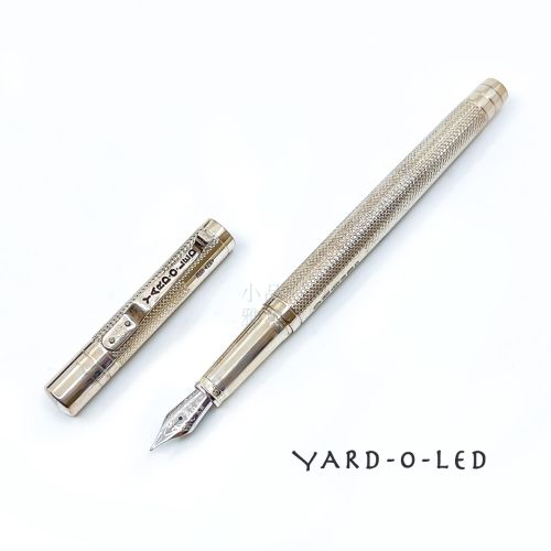 英國 YARD-O-LED VICEROY STANDARD BARLEY  總督麥紋 925純銀 18K 鋼筆 