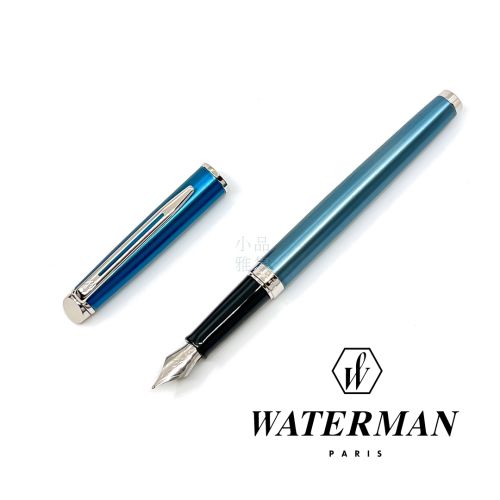 法國 WATERMAN  雋雅 25週年  HÉMISPHÈRE 25th  特別版 撞色 鋼筆 （藍色）