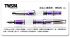 臺灣 TWSBI 三文堂 MINI AL 鋁合金版透明活塞鋼筆（陽極葡萄紫）
