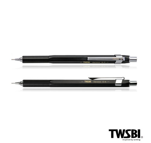 臺灣 TWSBI 三文堂 自動鉛筆 / Precision / 固定式筆頭 黑色  PM036 (0.5&0.7可選）