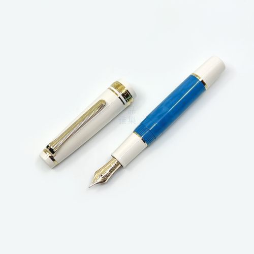 日本 Sailor 寫樂 Professional Gear Slim Mini 14K Rencontre 鋼筆（Bleu Ciel 碧空藍）