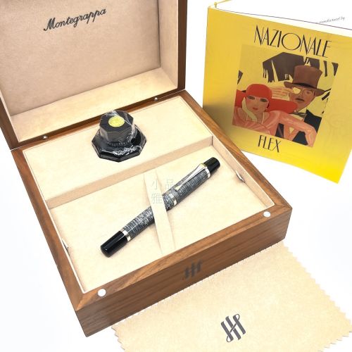 『 預購品 』義大利 Montegrappa 萬特佳 限量  Nazionale Flex 彈性尖鋼筆（閃亮圓圈）