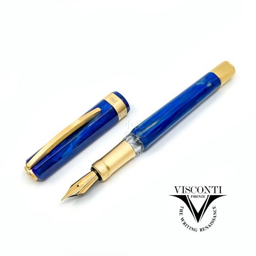  義大利 Visconti Opera Gold 系列 鋼筆（藍金）