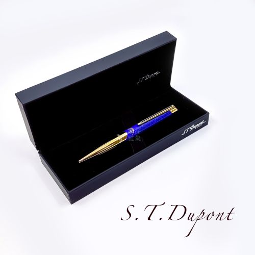 法國 S.T. Dupont 都彭 Defi Milenium & PARTAGAS LINEA MAESTRA 聯名 原子筆（藍）