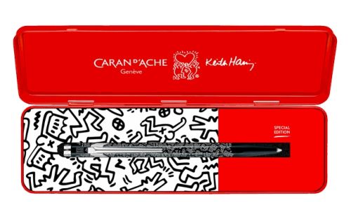 瑞士 卡達 Caran d'Ache ©Keith Haring 藝術家特別版 849 原子筆 （黑色款）