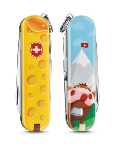 瑞士 VICTORINOX 7功能 2019 年 Classic 小型袋裝瑞士刀 限量版（阿爾卑斯山乳酪）