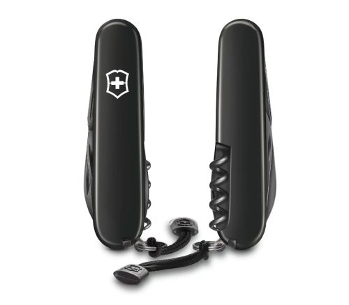 瑞士 VICTORINOX 13功能 Spartan Onyx Black 極黑特別版 中型袋裝刀