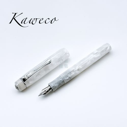 德國 Kaweco ART SPORT 藝術系列 鋼筆（Mineral White礦物白）可加購短鋼皮套