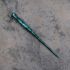 Turquoise Silver Painted Straight Pen Holder