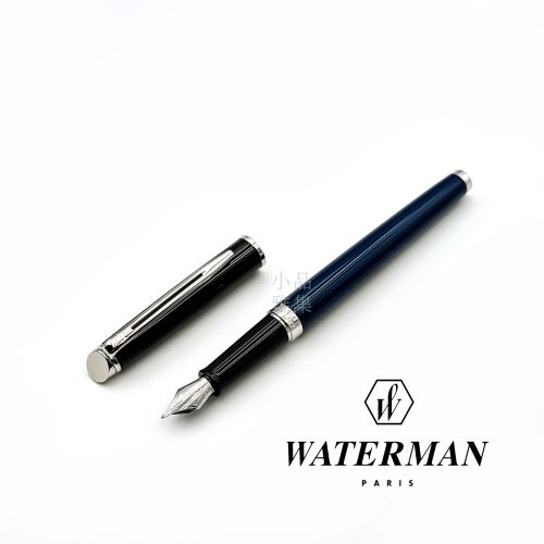 法國 Waterman 雋雅系列 鋼筆（藍黑配）