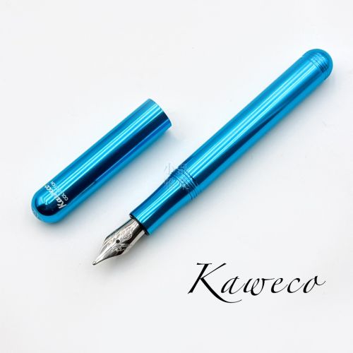 德國 Kaweco Liliput Blue 鋁桿 迷你手帳型 鋼筆（亮藍）