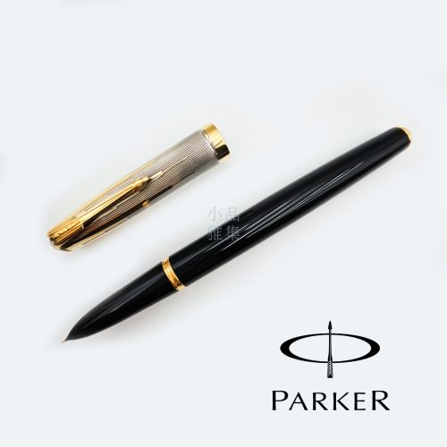 ☆典藏老筆☆ 派克 PARKER 51 帝國大廈 2002年特別版 金蓋黑桿 鋼筆 