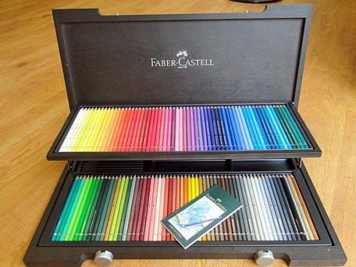 德國 Faber-Castell 輝柏 藝術家級 油性色鉛筆 120色 原木盒 典藏組合套裝（110013）