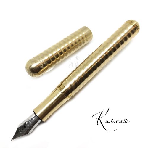 德國 Kaweco Liliput BRASS 黃銅 迷你手帳型鋼筆 (波浪款）