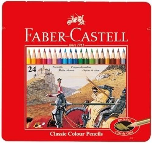 德國 Faber-Castell 輝柏 24色 油性色鉛筆（115845）