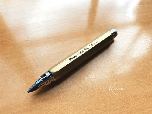 德國 Kaweco sketch up BRASS 全黃銅款 5.6mm 草圖速繪鉛筆（黃銅原色）