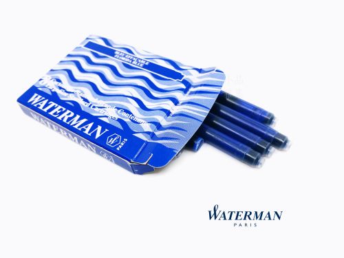 法國 Waterman 長型 卡式墨水（藍色）