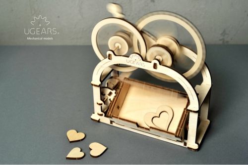 烏克蘭UGEARS 木製自我推進模型 - 機動名片盒 Mechanical Box