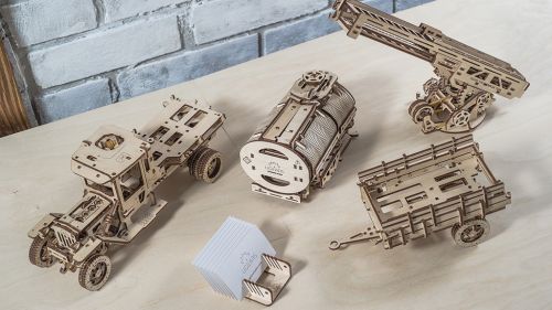 烏克蘭UGEARS 木製自我推進模型 - 卡車改造配件 Set of Additions for UGM-11 Truck model