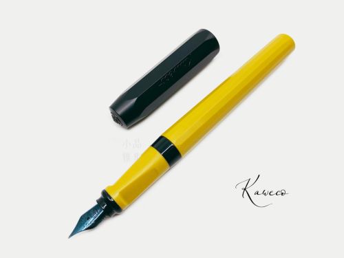 德國 Kaweco Perkeo 鋼筆（黑蓋芥末黃桿）