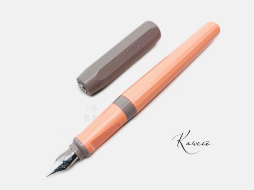 德國 Kaweco Perkeo 鋼筆（深灰蓋杏桃粉桿）