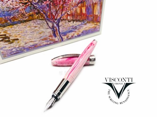 義大利 VISCONTI Van Gogh 梵谷 鋼筆墨水禮盒組（Souvenir de Mauve 粉桃樹）