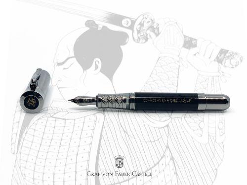 德國 Graf von Faber-Castell Pen of the year 2019年度限量筆 Samurai侍 限量400支 18K金 鋼筆（歡迎訂購）