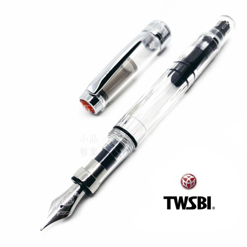 臺灣 TWSBI 三文堂 Diamond ＃580 透明 活塞鋼筆 