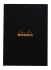 法國 RHODIA N°18 黑色上翻筆記本 210mmx297mm A4 方格內頁（182009C）