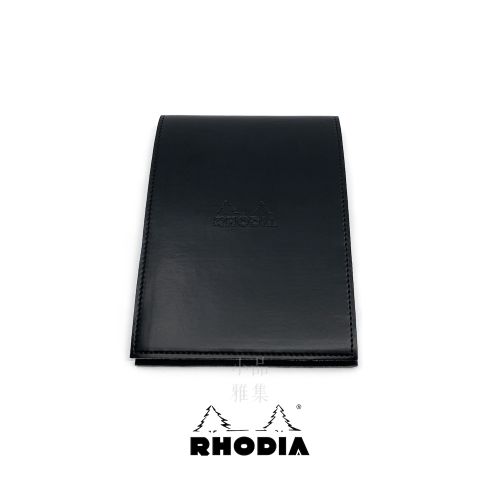 法國 RHODIA ePURE系列 黑色封套N°13上翻筆記本 方格內頁 附筆插 （118139C）