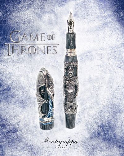 『現貨』Montegrappa 萬特佳 權力遊戲 冰與火之歌 Winter Is Here凜冬已⾄ 限量300支 純銀鋼筆（Night King夜王） 