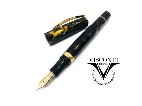 義大利 Visconti Medici 麥地奇家族 鋼筆（黑色金夾）